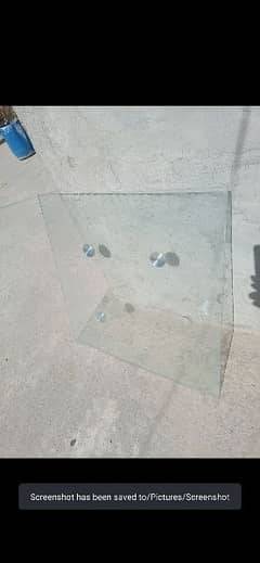 small table glass for sale. size 2*2feet. 5mm thickness