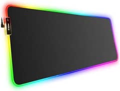 New rgb wide mouse pad