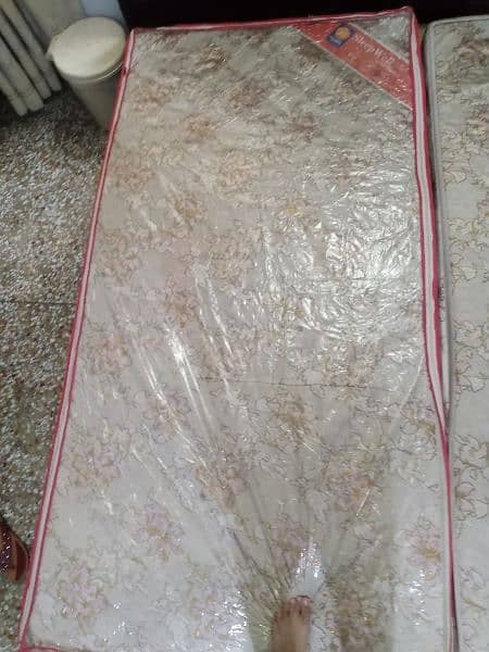 two single foam mattress for sell 6000 each 1