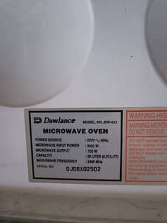 Dawlance Microwave for Sale ( Price Negotiable)