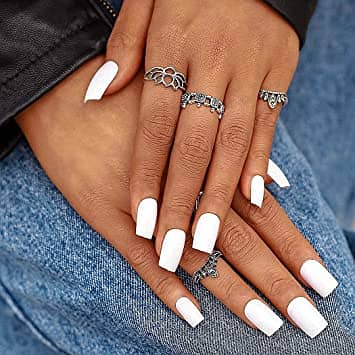 Pack of 100 White nails 2