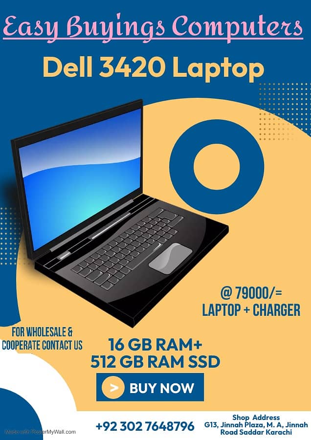 X270, Dell 5410, Dell 3420 8th, 10th, 11th gen laptops available 3