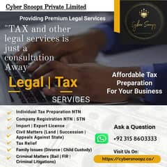 Tax Filer, FBR,Tax Consultant, Income Tax Return, Sales Tax,Sim unloc