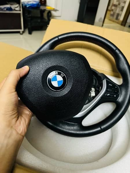 Bmw 3 series f30 2013-2017 original steering wheel with airbag 4