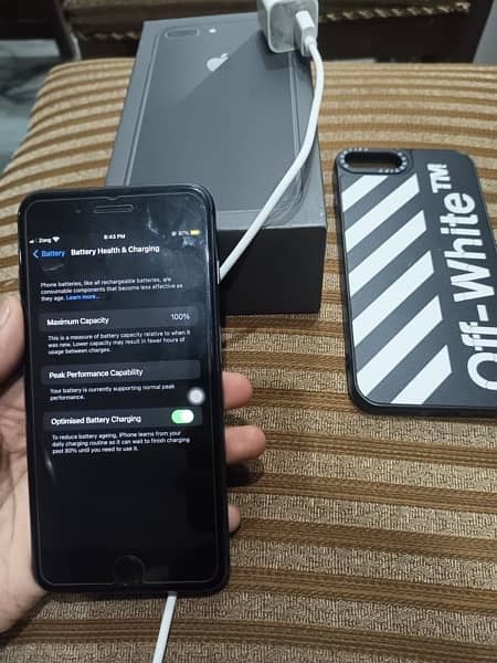 Iphone 8 plus pta approved with box 2