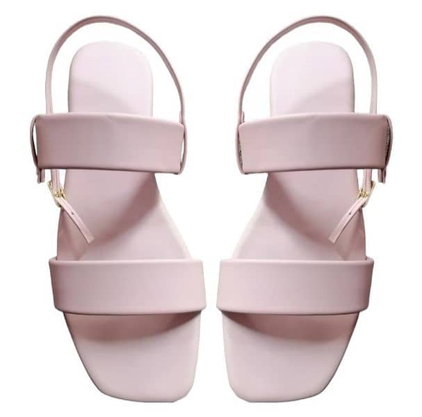 women's PVC Flat Sandals. 0