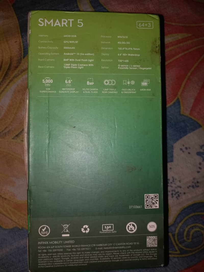 Infinix smart 5 4