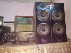 Sound system (japani speakers and Amplifier)