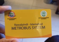 metro bus card needed