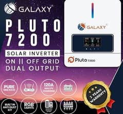 SOLAR INVERTER 6.2KW PV7200 GALAXY PLUTO HYBRID ON/OFF GRID FEATURE