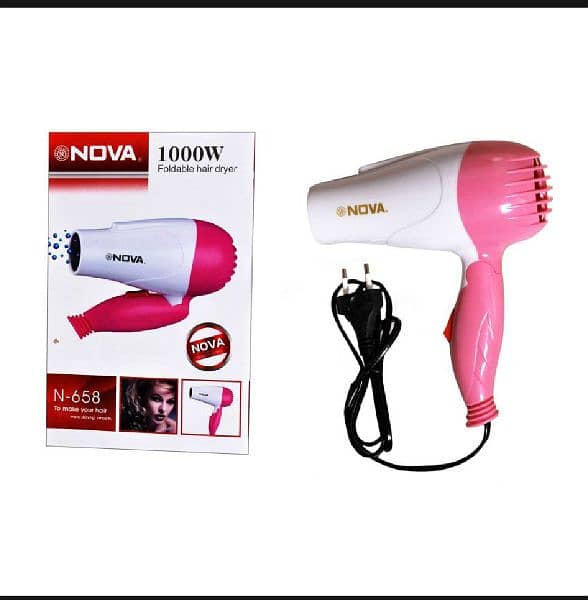 foldable mini Nova hair dryer 1000W for unisex (FREE DELIVERY) 2