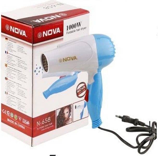 foldable mini Nova hair dryer 1000W for unisex (FREE DELIVERY) 3