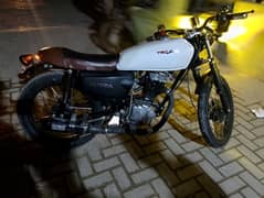 125 modified cafe racer all okay chalne me 150 tk speed jati he