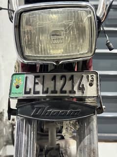 Yamaha Dhoom 70-CC 2012 model ( 1214 number ) 0