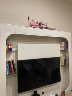 Book shelf and a TV stand in one. Very beautiful and durable. 0