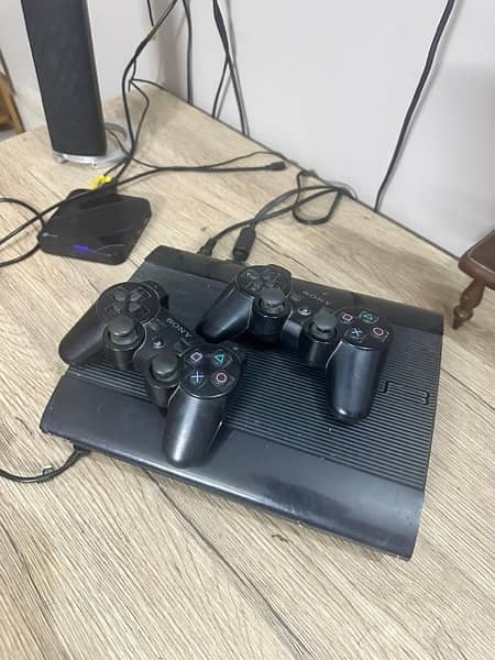 ps3 with games and steering 1