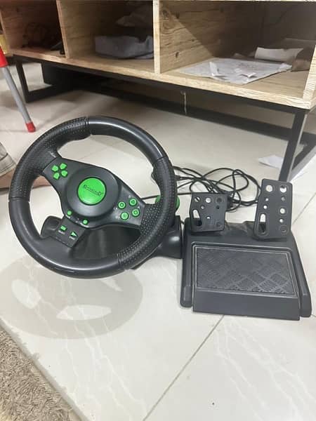 ps3 with games and steering 2