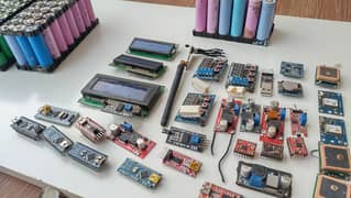 electronic components and battery's