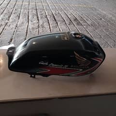 honda cd 70 geuine fuel tank and tappy black 2018 model