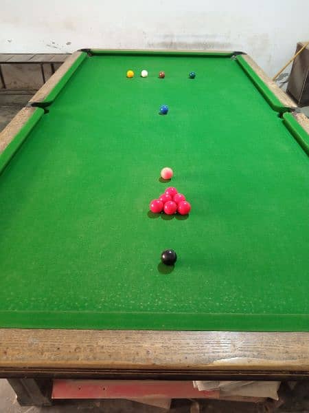 5 by 10 Snooker table 1