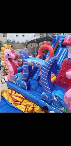 jumping castle slides