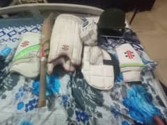 cricket hardball kit new condition bat guard Thai pads halmet all 0