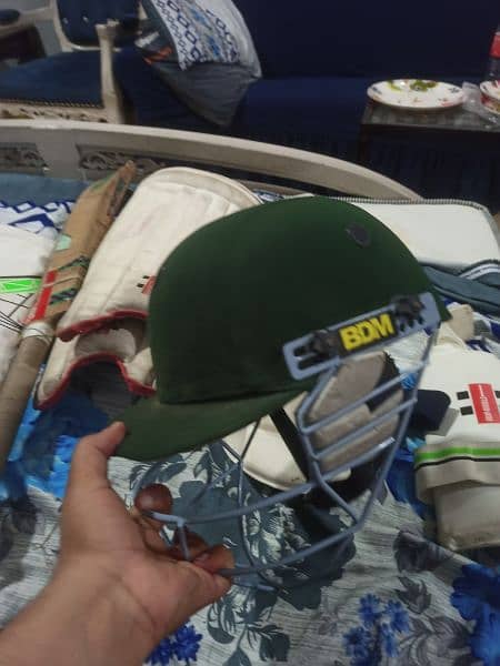 cricket hardball kit new condition bat guard Thai pads halmet all 6