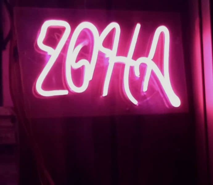 Customize neon light name 1