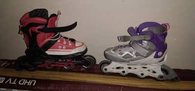 Imported Rolling Skating Shoes Pairs for kids