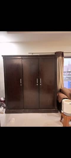 Wooden 3 Door Wardrobe