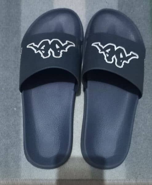 Orignal Kappa Slides White/navy blue. 5