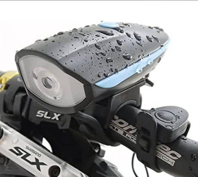 2 in 1 USB Rechargeable Bike Headlight And Bell 3