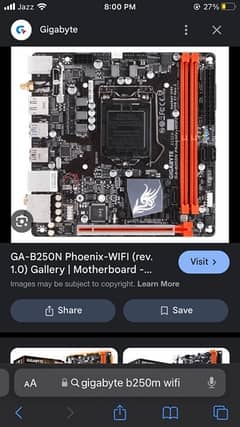 motherboard  6th 7th gen