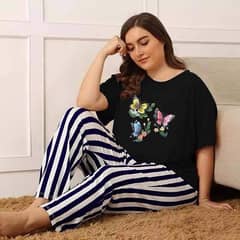 2 pcs stitched sleepwear for women