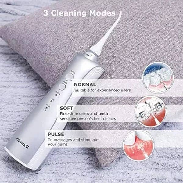 Amazon Branded water flosser oral irrigator Rechargeable waterproof 2