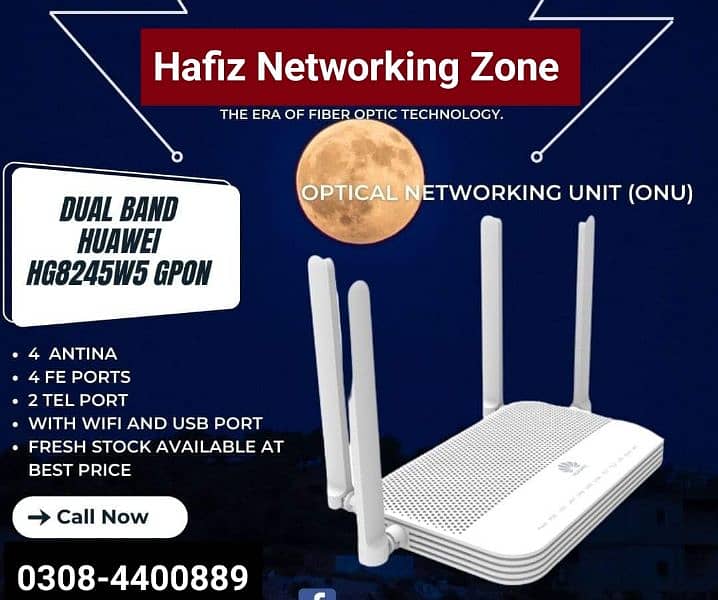 Huewai Gpon / Epon Fiber wifi Router different prices brand new 6