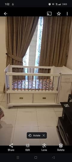 baby bed set with drawers