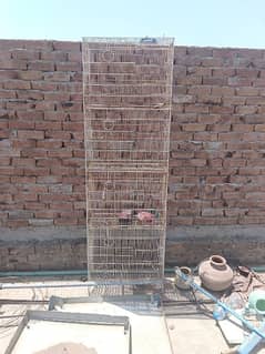 iron cages for birds parrots lovebird   good quality cage with pots