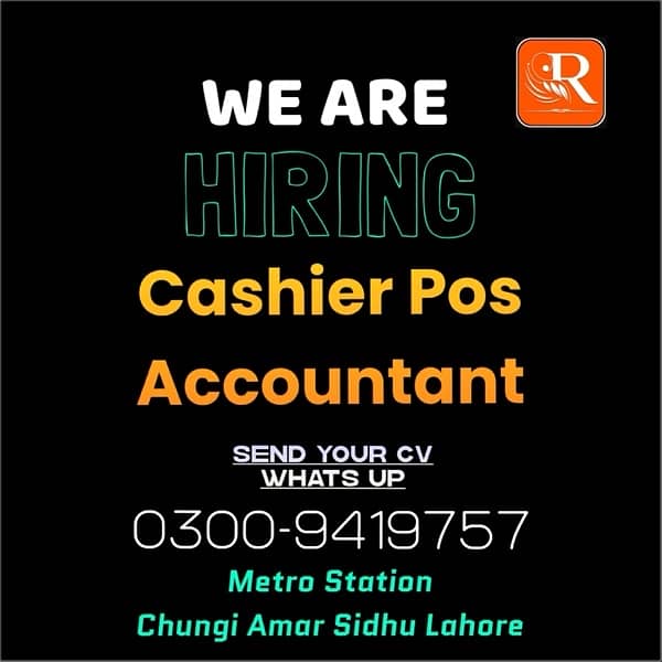 Cashier|Accountant|It Manager|Floor Manager|Salesman 0