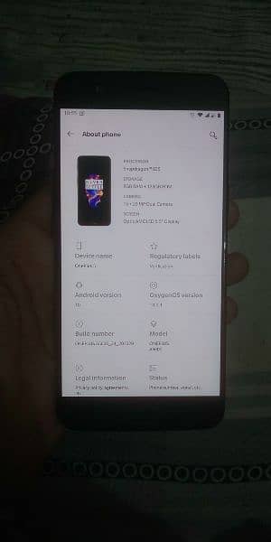 one plus 5 8/128 full ok pta approved 031952500.88 0