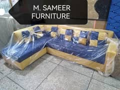 L shape corner sofa set on bumper sale offers 0