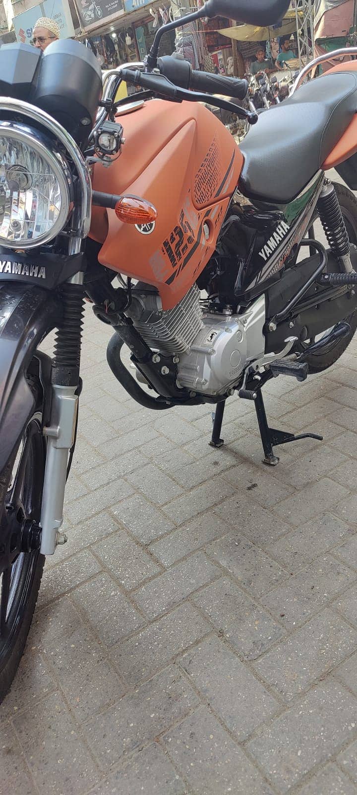 Yamaha YBR G for sale orange color 2024 Aplaid 4