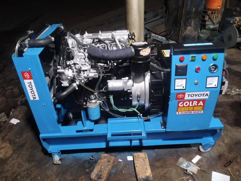 20kva gas generator Toyota 3. S 2000cc engine japani 3