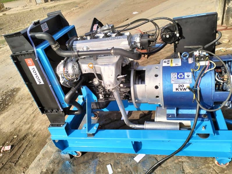 20kva gas generator Toyota 3. S 2000cc engine japani 4