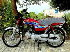 Honda CD 70 2024 Lahore Rigister