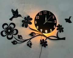 Analogue Wall Clock With Light