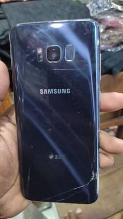 Samsung S8 plus mother board , back front camera , finger print etc