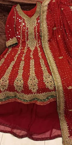 Red Bridal Wedding dress 3