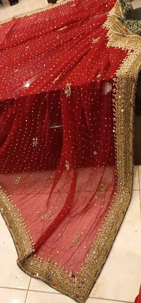 Red Bridal Wedding dress 8