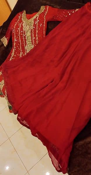 Red Bridal Wedding dress 15